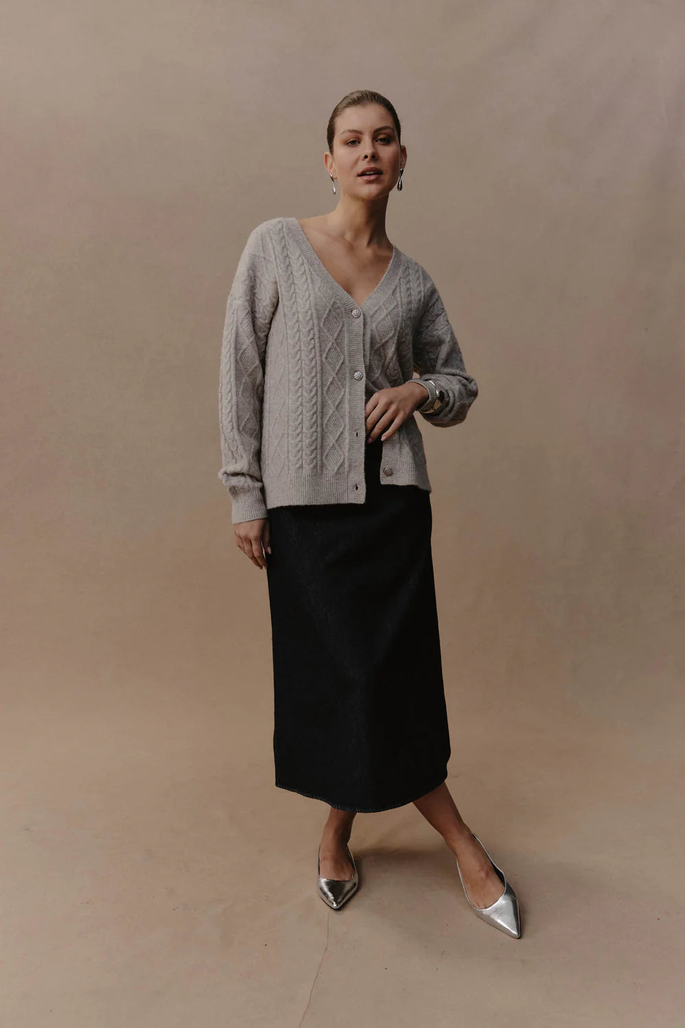 Pepi Denim Midi Skirt - Oxford-General-Eb & Ive-The Bay Room