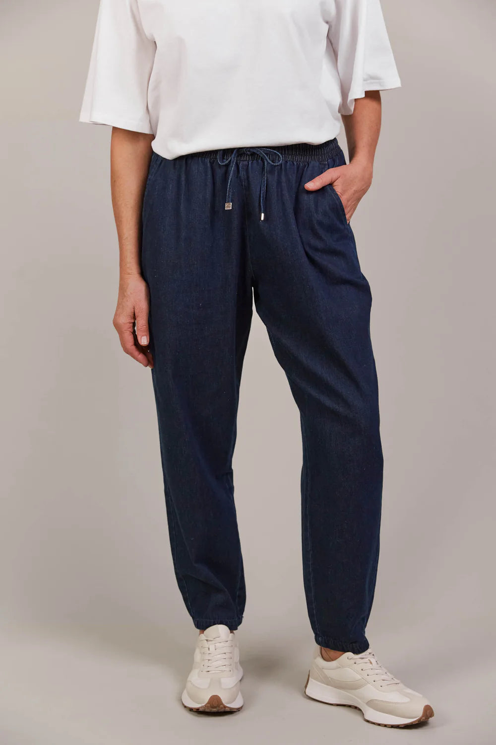 Pepi Relaxed Denim Pant - Oxford-General-Eb & Ive-The Bay Room