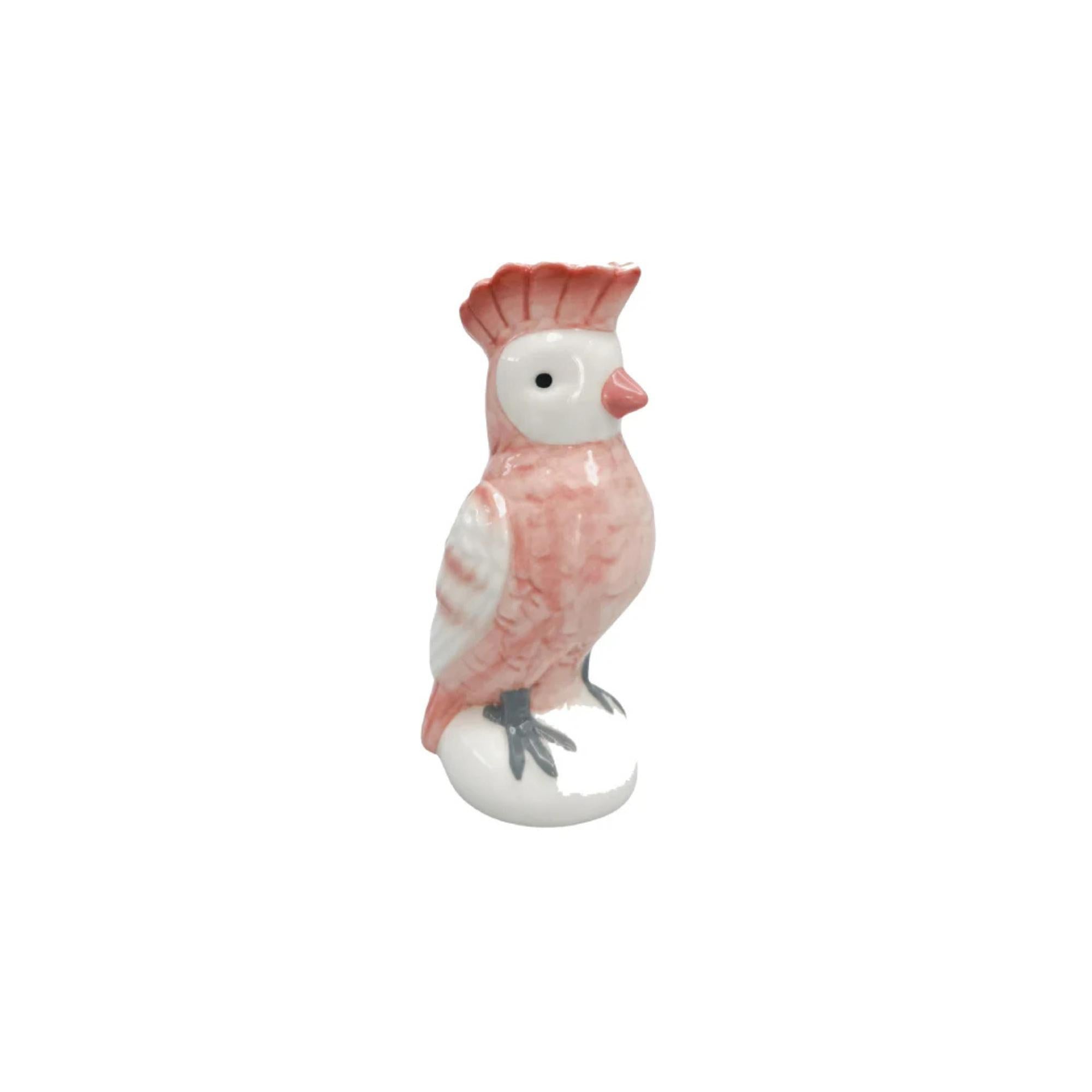 Perdy Parrot Bud Vase Pink 13cm-Pots, Planters & Vases-Urban Products-The Bay Room