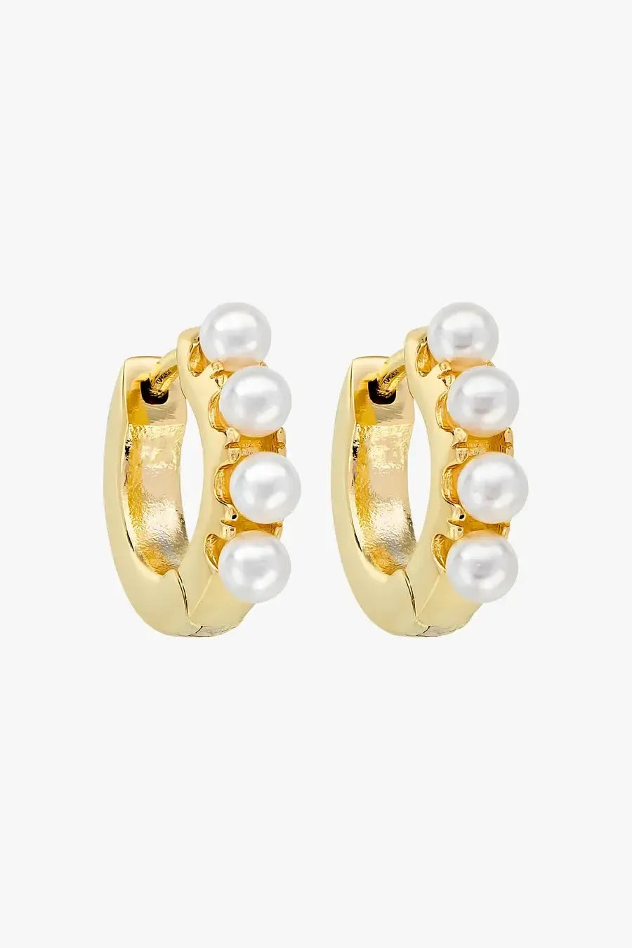 Perla Gold Huggie-Jewellery-Liberte-The Bay Room