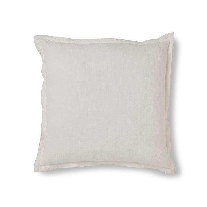 Perry White Cushion 50x50cm-Soft Furnishings-Madras Link-The Bay Room