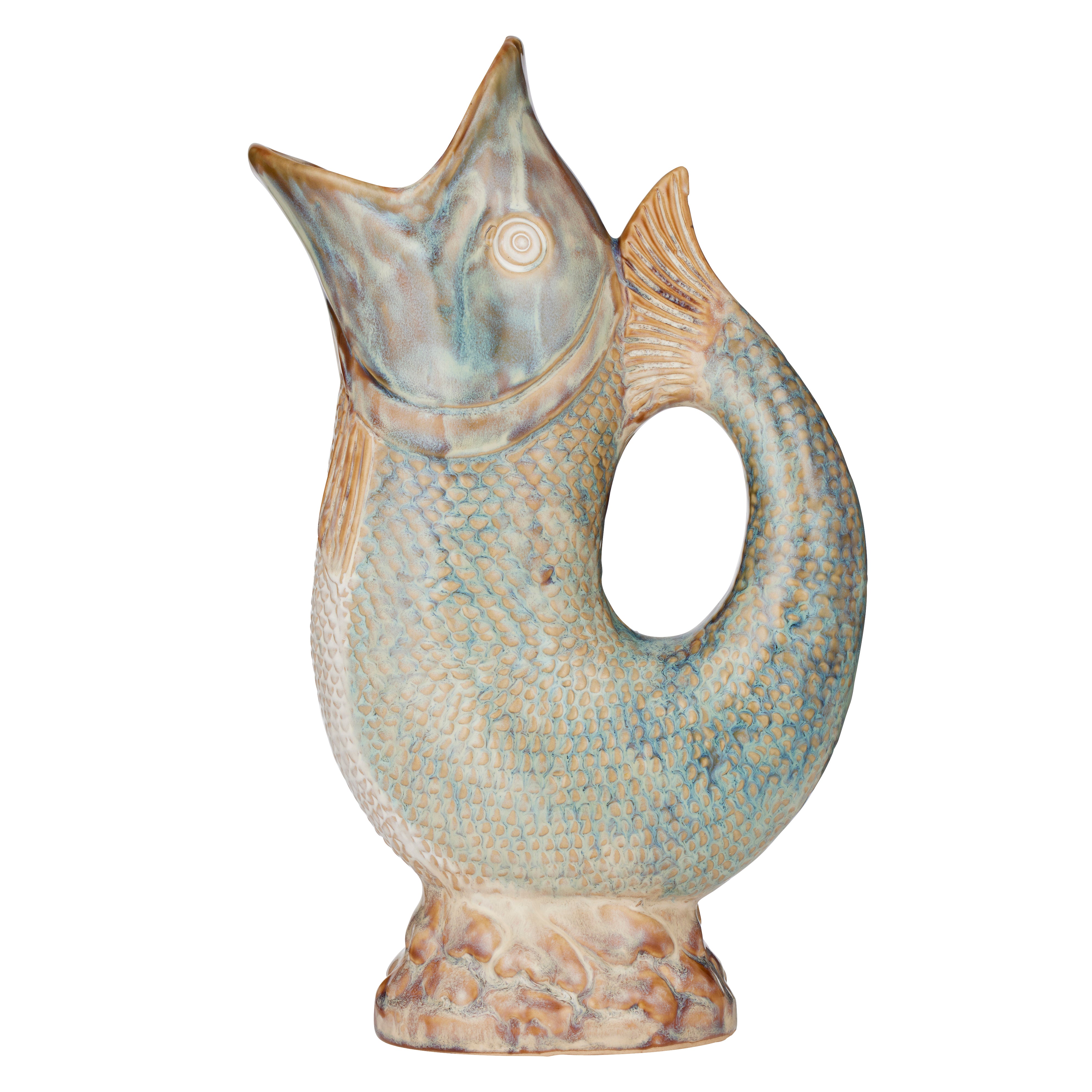 Pescado Ceramic Jug 19x9x31.5cm Mint-Dining & Entertaining-Coast To Coast Home-The Bay Room