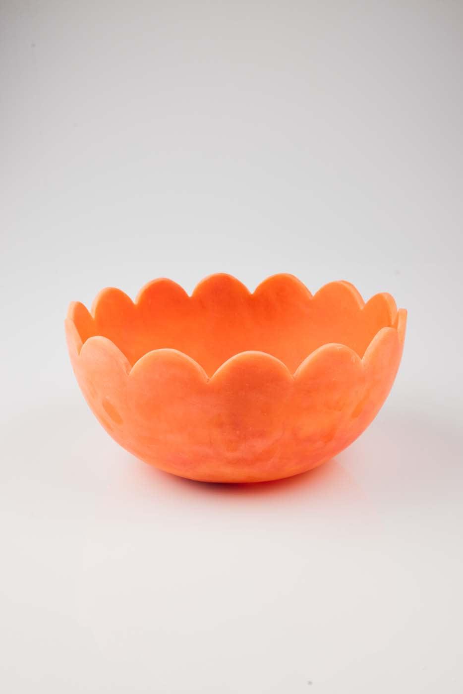 Petal Bowl Large - Orange-Decor Items-Holiday-The Bay Room