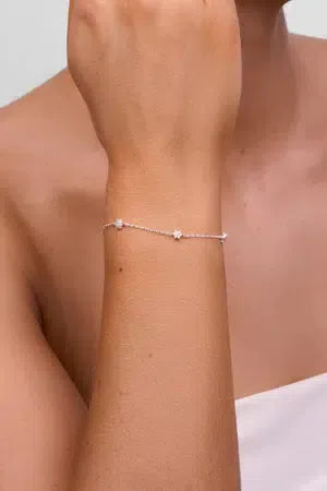 Petal Silver Bracelet-Jewellery-Liberte-The Bay Room