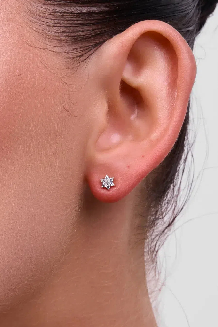 Petal Silver Stud Earring-Jewellery-Liberte-The Bay Room