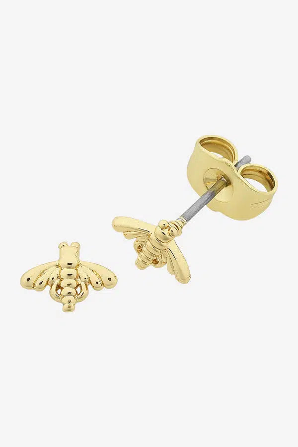 Petite Bee Gold Earring-Jewellery-Liberte-The Bay Room