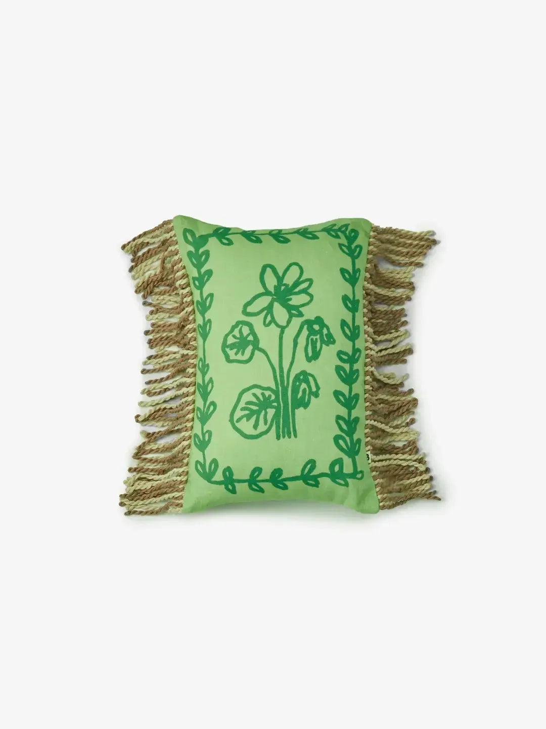 Petra Green 40x30cm Cushion-Soft Furnishings-Bonnie & Neil-The Bay Room