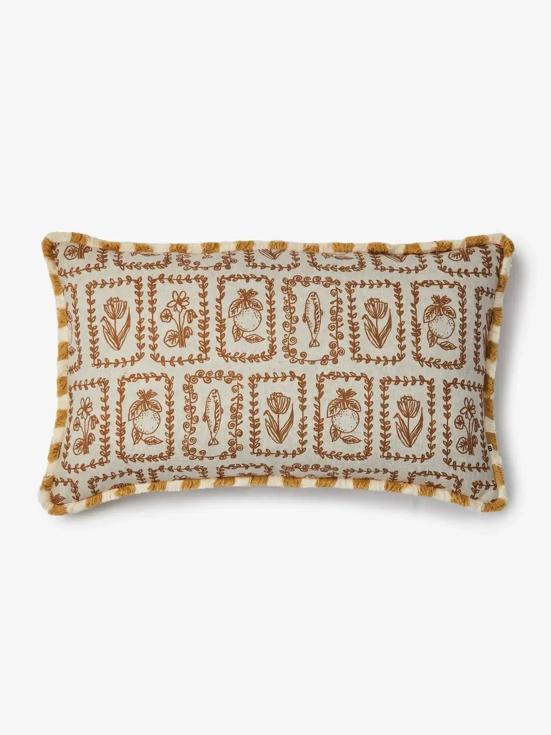 Petra Hazelnut 75x45cm Cushion-Soft Furnishings-Bonnie & Neil-The Bay Room