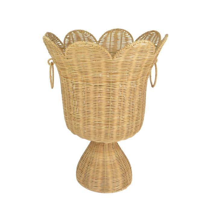 Pettine Rattan Tall Urn 40x52cm-Decor Items-Coast To Coast Home-The Bay Room