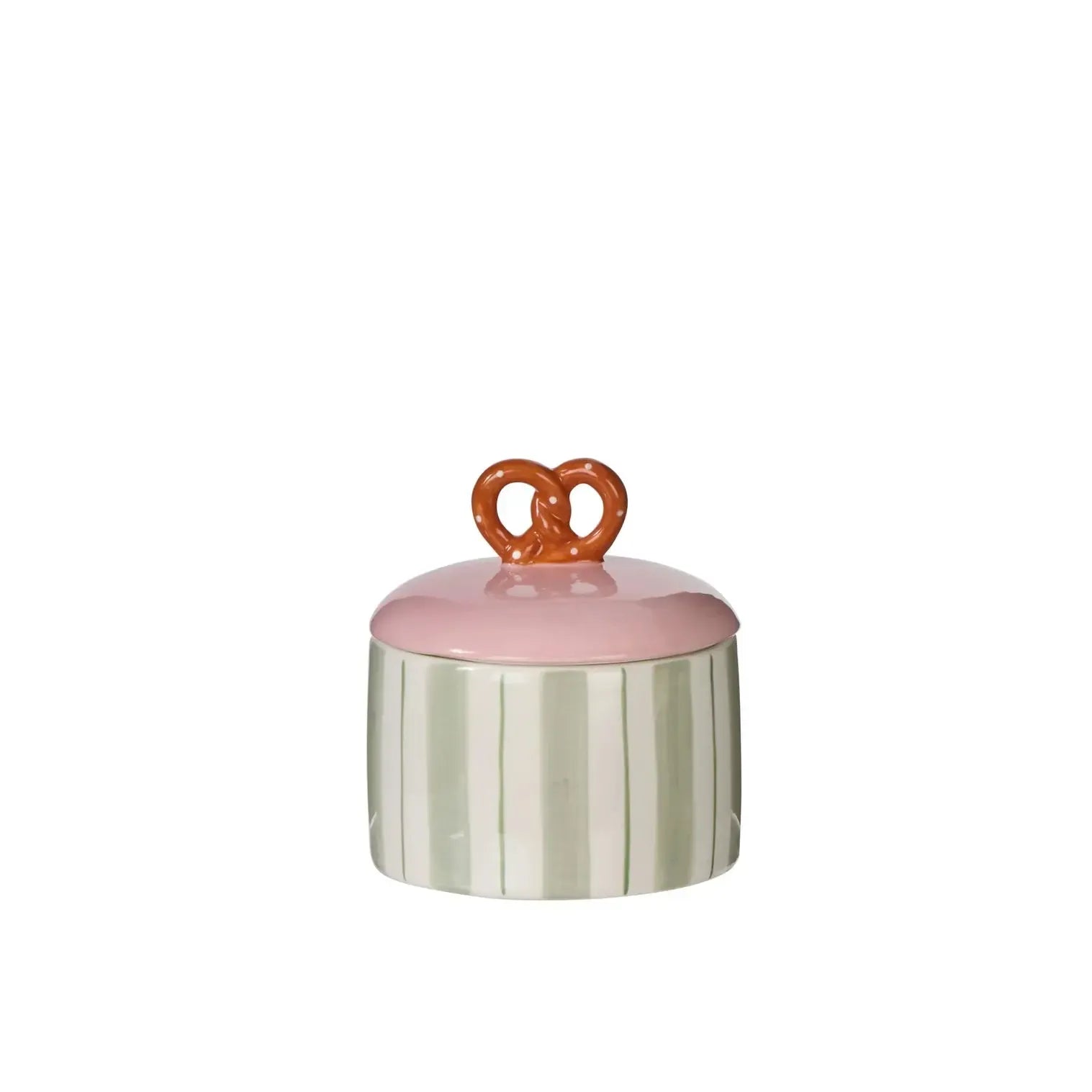 Pierre Pretzel Stripe Cannister 13x13x15.3cm-Kitchenware-Emporium-The Bay Room
