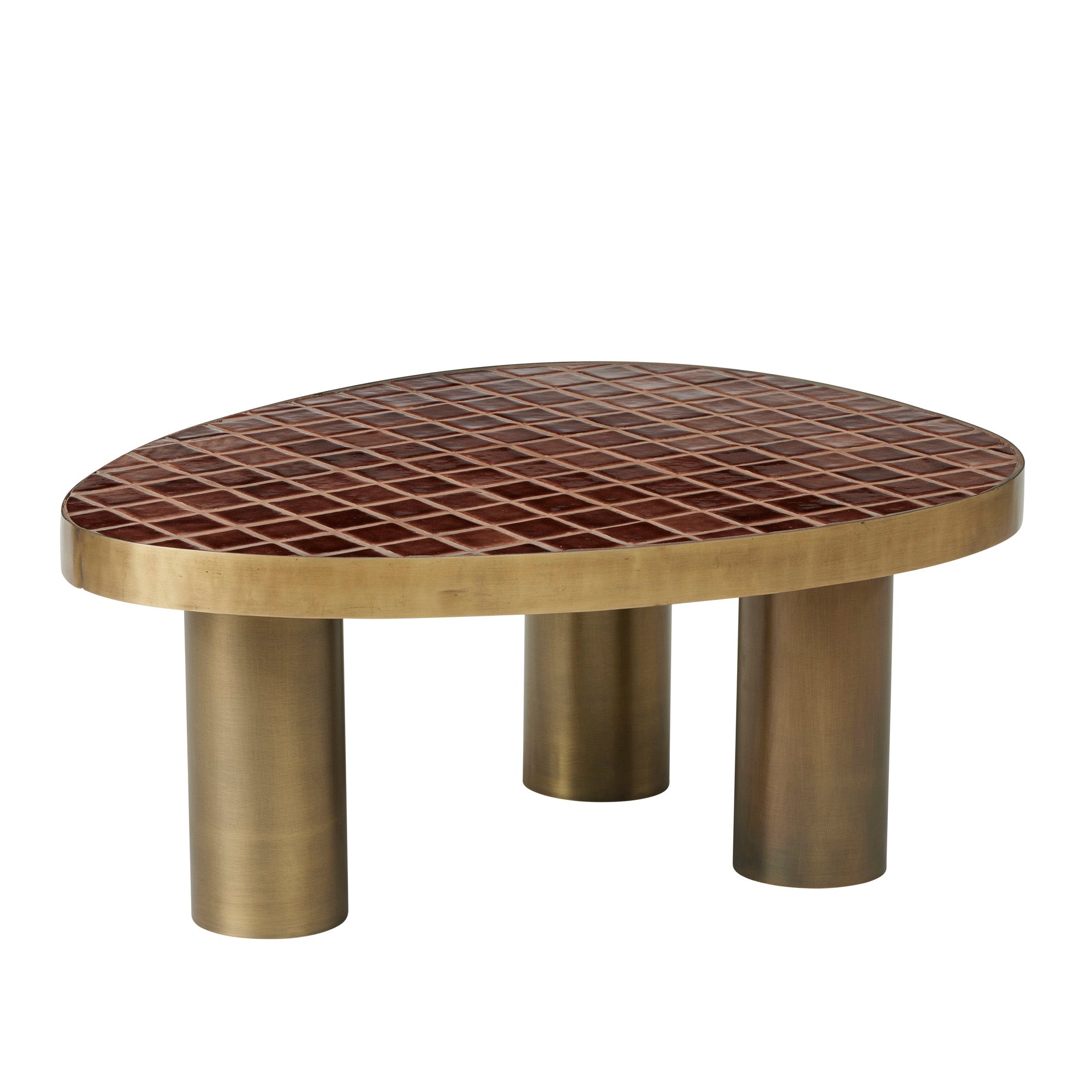 Pietro Tile/Metal Coffee Table 80x62x34cm-Furniture-Coast To Coast Home-The Bay Room