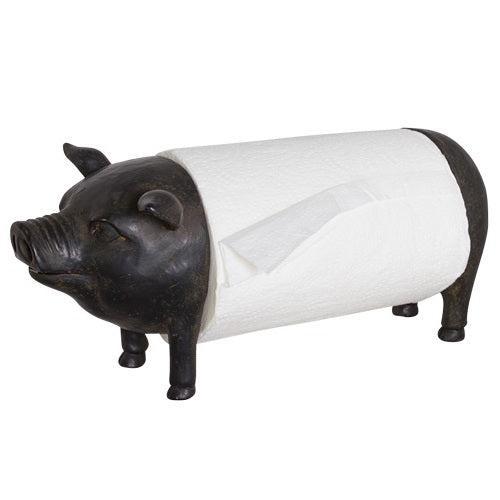 Pig Paper Towel Holder-Kitchenware-DWBH-The Bay Room