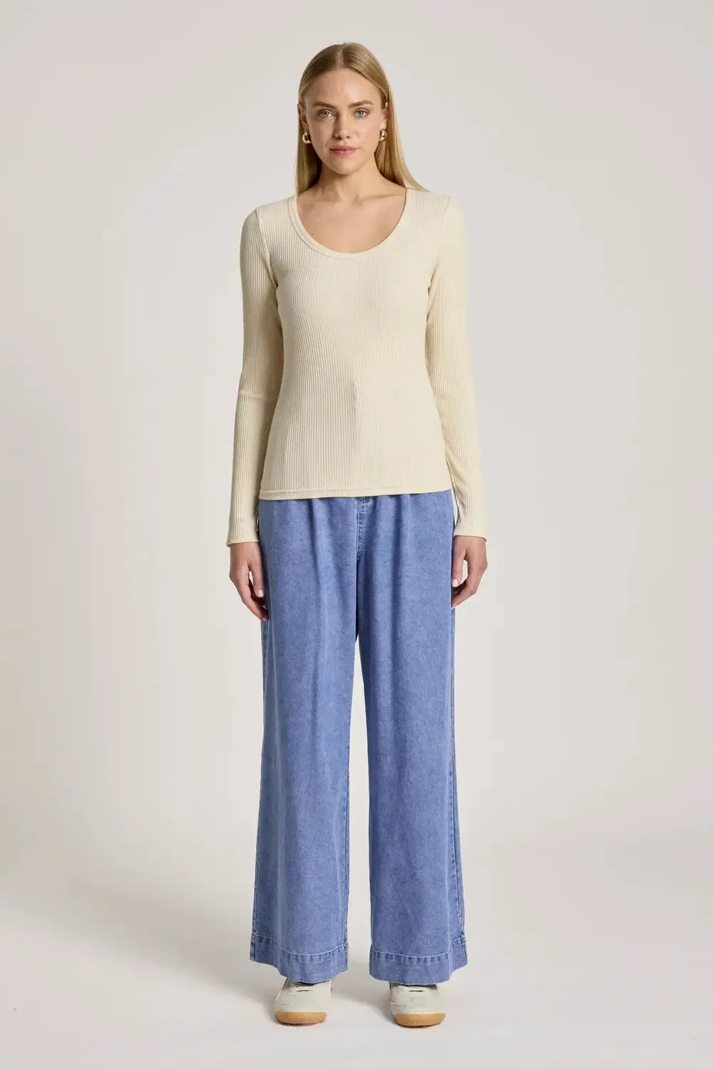 Plage Long Sleeve Tshirt - Dune-Tops-Eb & Ive-The Bay Room