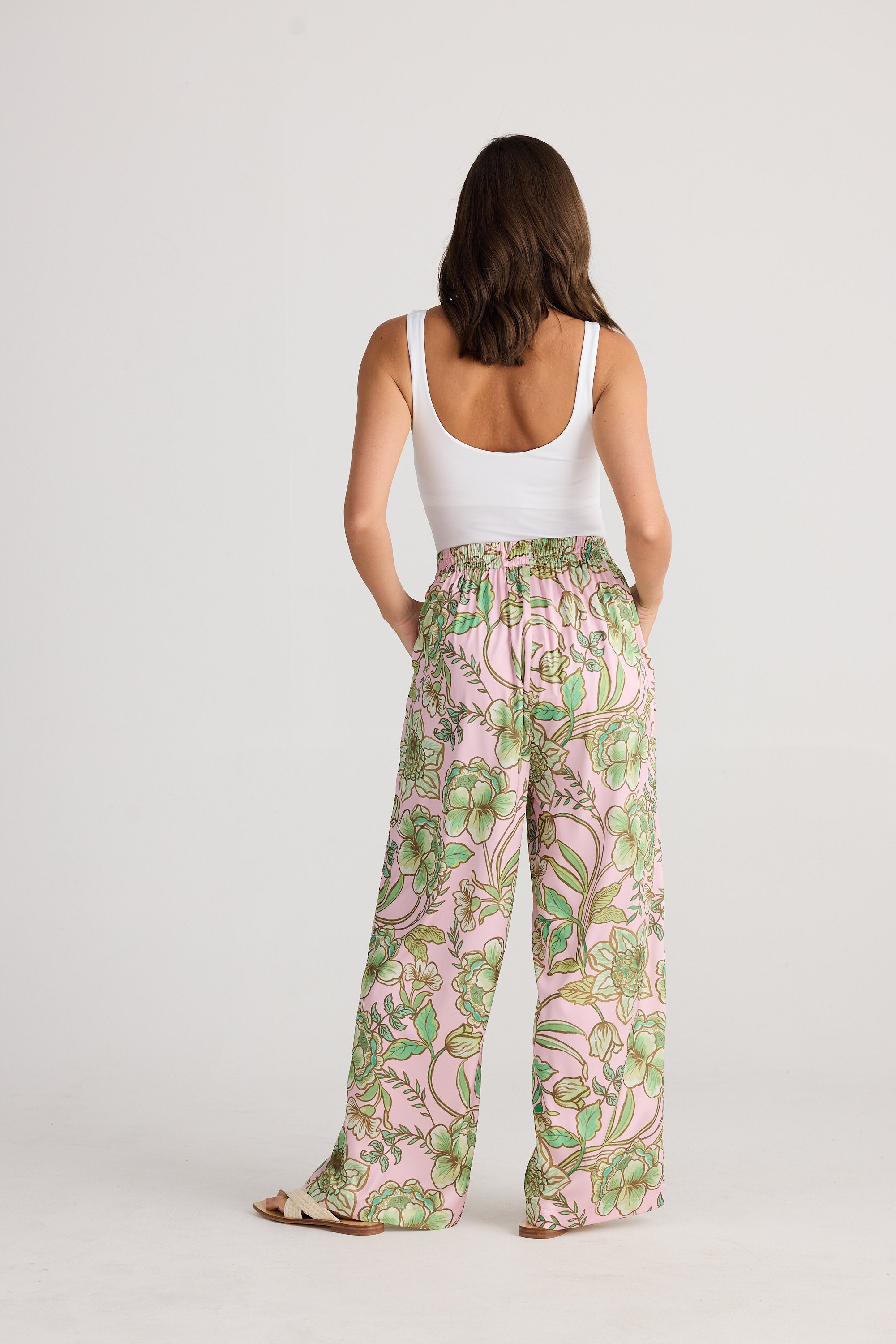 Playa Pant - Columbian Floral-Pants-Holiday-The Bay Room