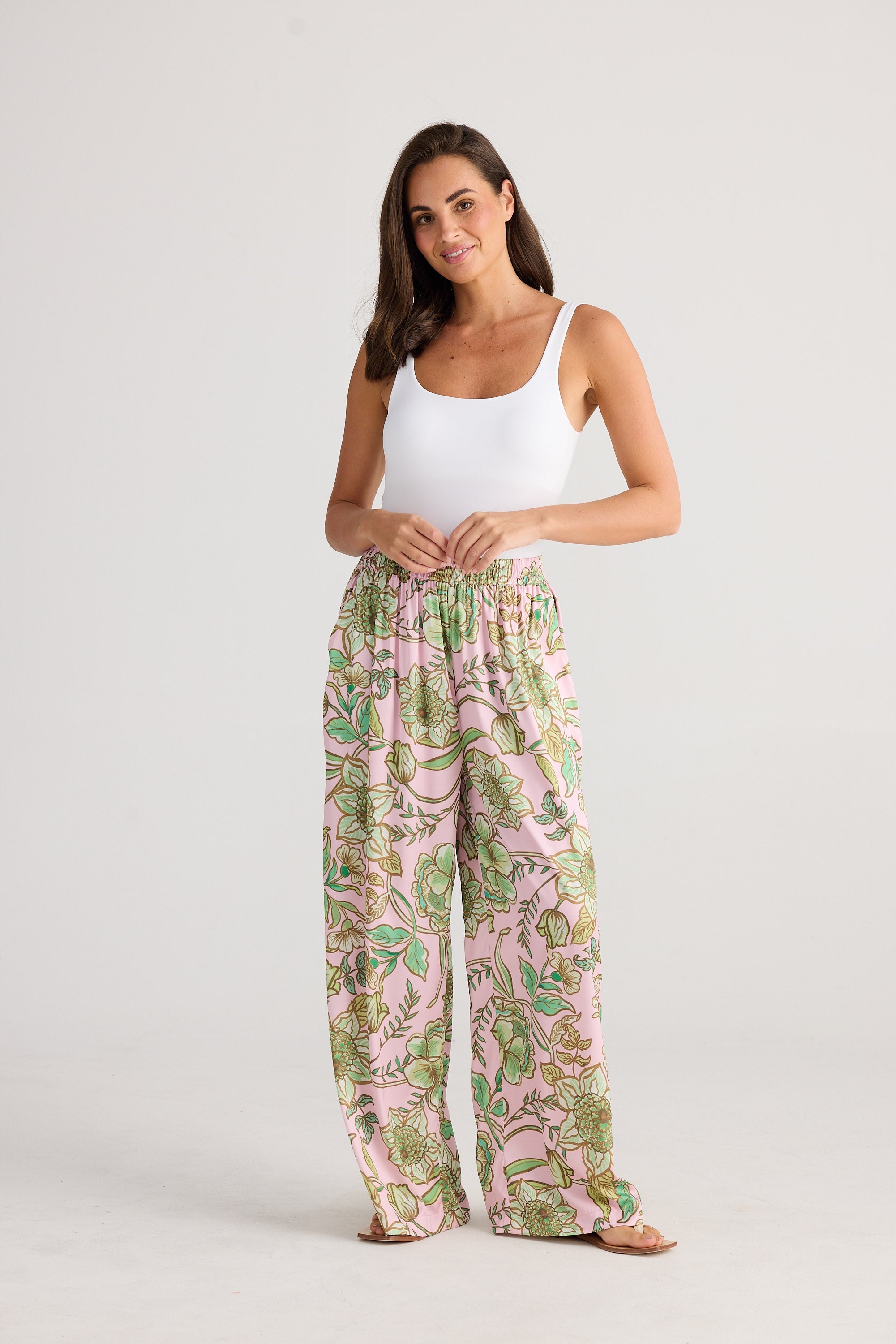 Playa Pant - Columbian Floral-Pants-Holiday-The Bay Room