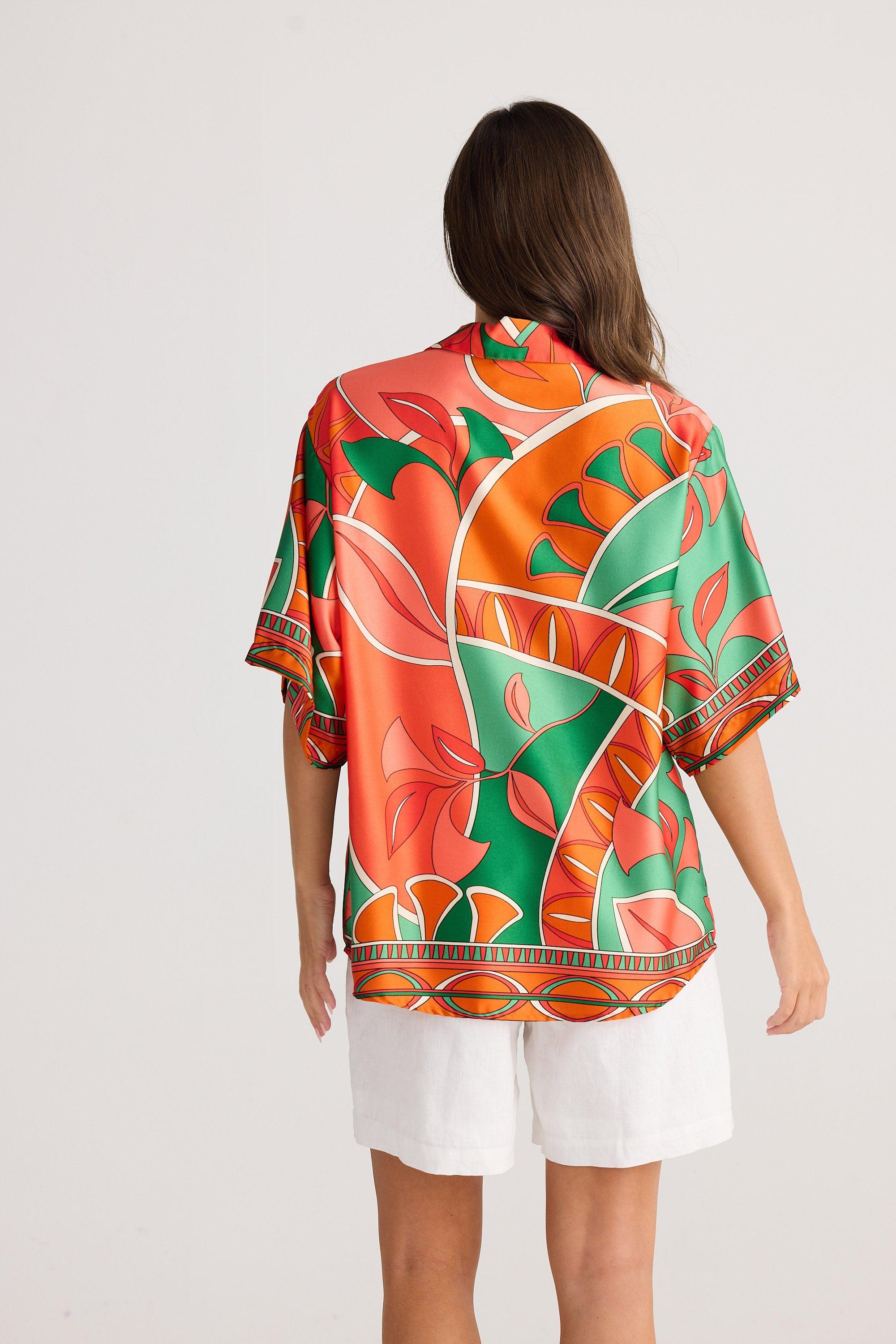 Playa Shirt - Rainforest-Tops-Holiday-The Bay Room