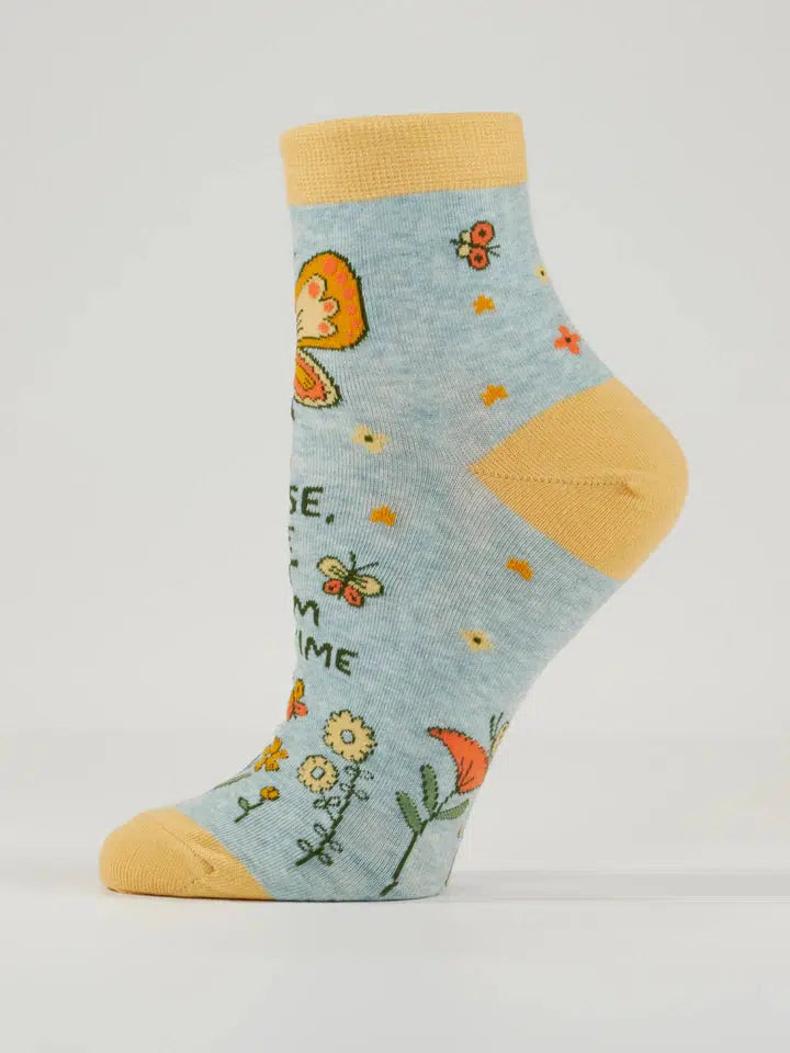 Please, One Shitstorm At A Time Women's Ankle Socks-Fun & Games-Blue Q-The Bay Room