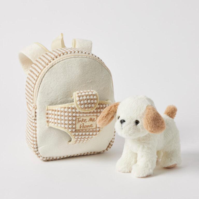 Plush Puppy Take-Me-Home Backpack-Toys-Jiggle & Giggle-The Bay Room