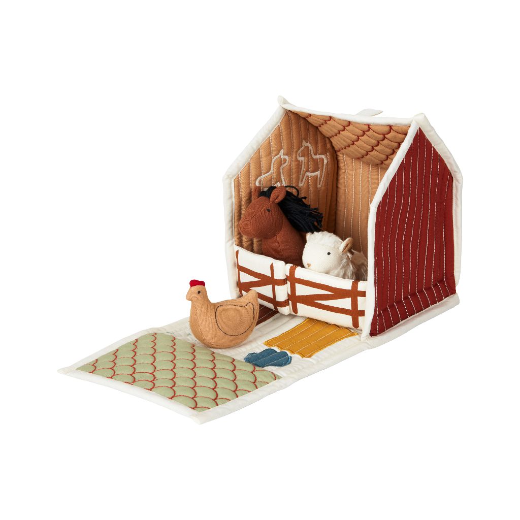 Pocket Friend - Fabric House - Little Farm-Toys-Fabelab-The Bay Room