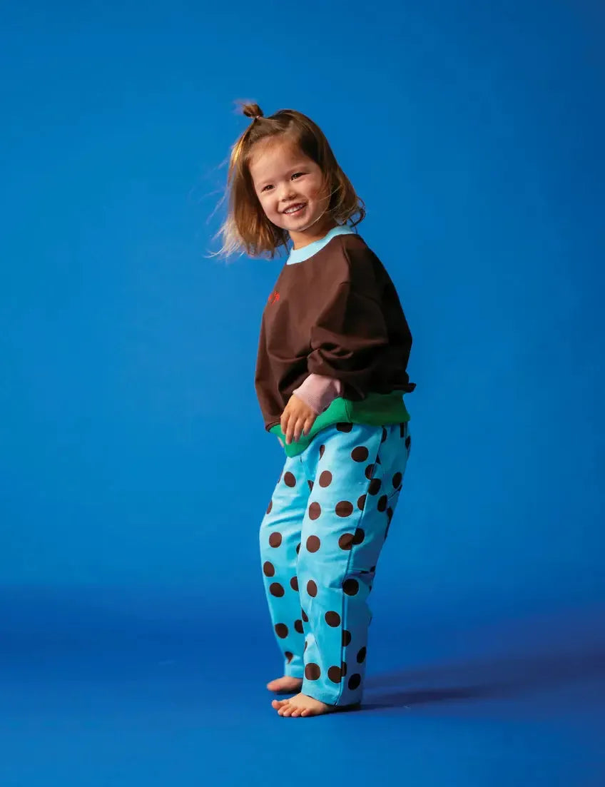 Pocket Pants in Blue Polka-Clothing & Accessories-Sonny Label-The Bay Room