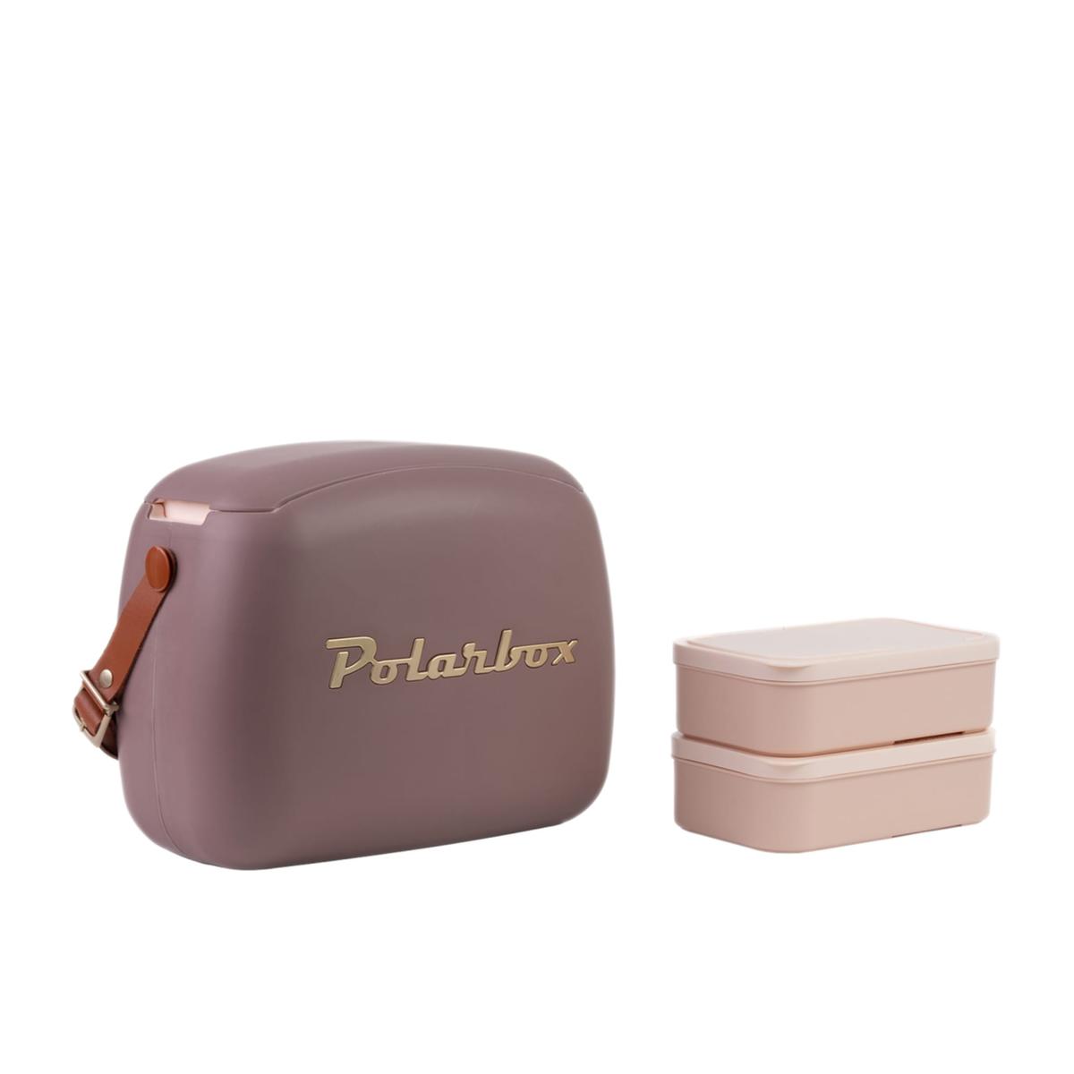 Polarbox Gold Portable Cooler 6L Mauve-Travel & Outdoors-Polarbox-The Bay Room