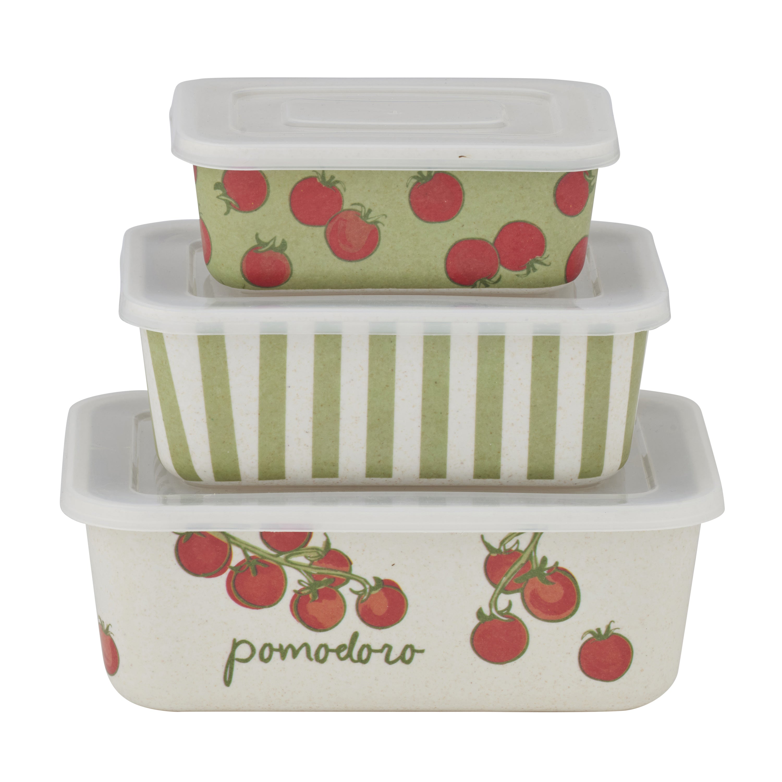 Pomodoro Set/3 Bamboo Fibre Containers-Dining & Entertaining-Coast To Coast Home-The Bay Room