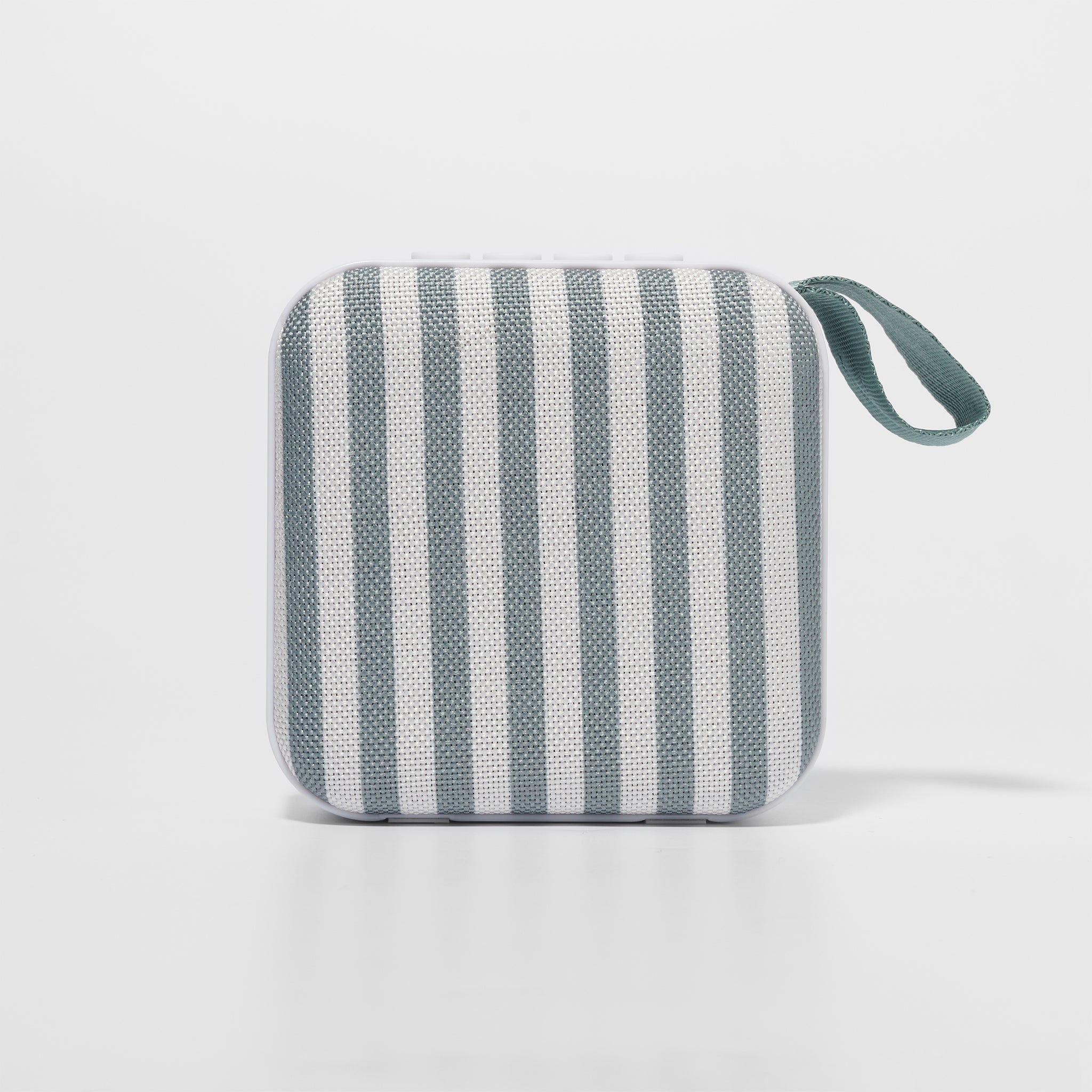 Portable Travel Speaker The Vacay Olive Stripe-Travel & Outdoors-Sunny Life-The Bay Room