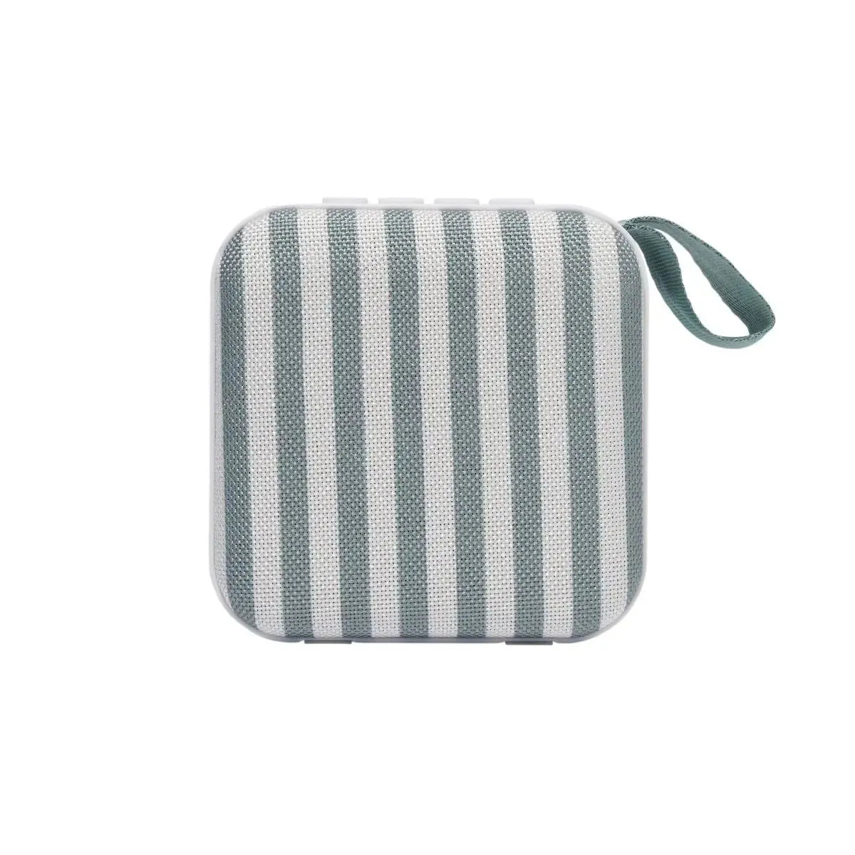 Portable Travel Speaker The Vacay Olive Stripe-Travel & Outdoors-Sunny Life-The Bay Room