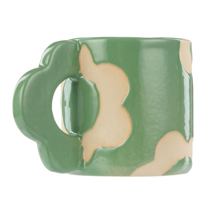 Posey 400ml Flower Mug 14x9x9cm Green-Dining & Entertaining-Emporium-The Bay Room