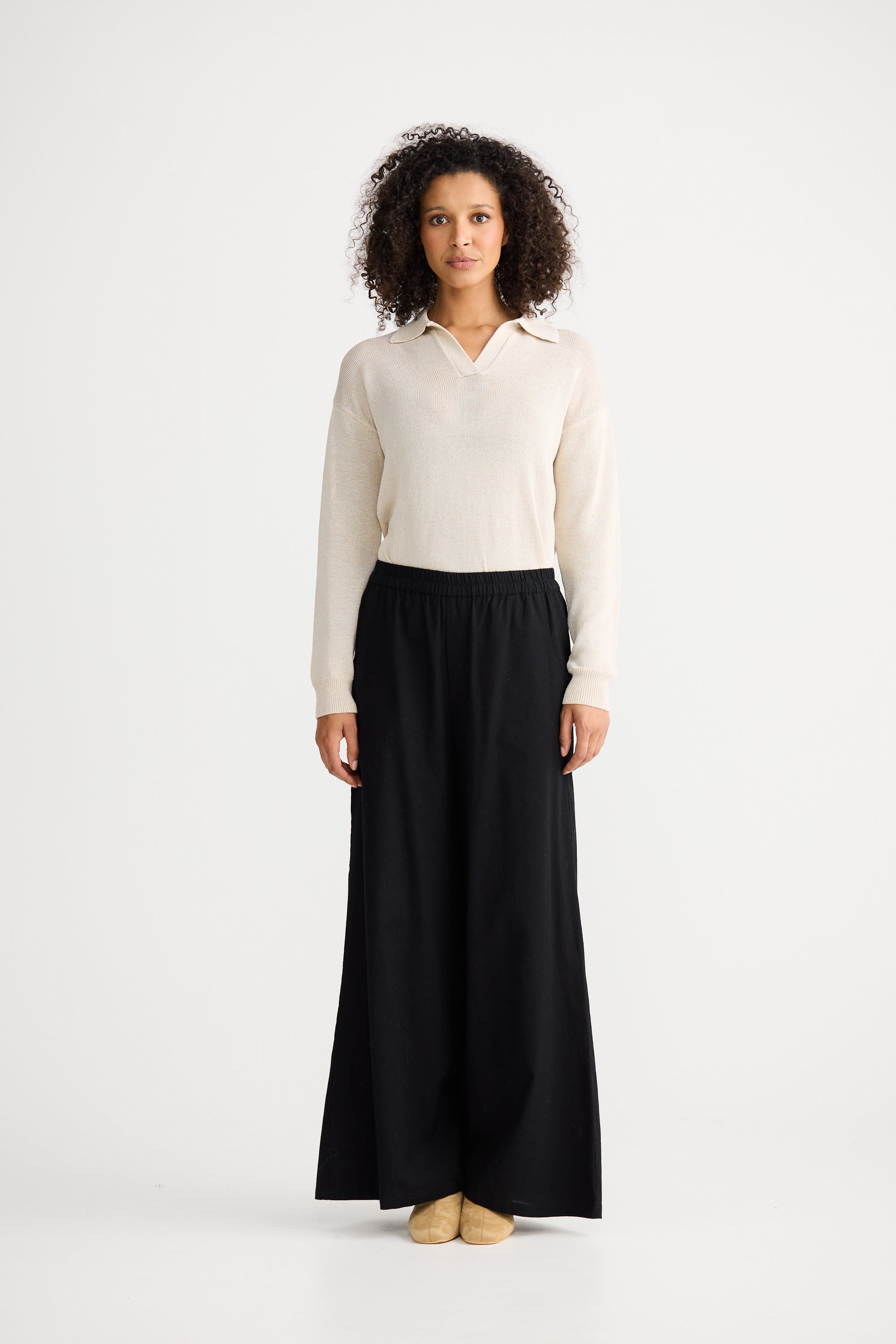 Positano Pant - Black-Pants-The Shanty Corporation-The Bay Room