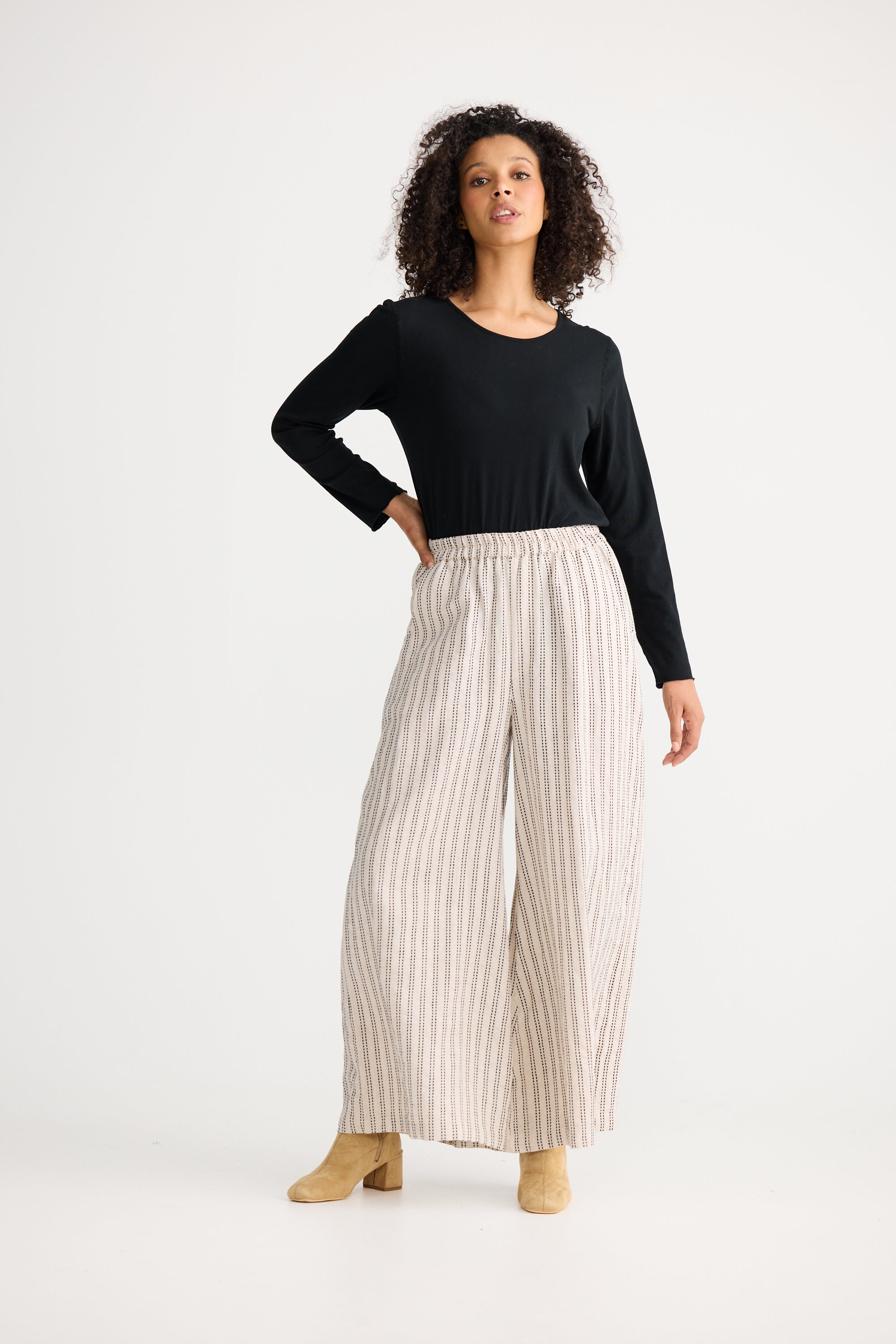 Positano Pant - Natural Stitch-Pants-The Shanty Corporation-The Bay Room