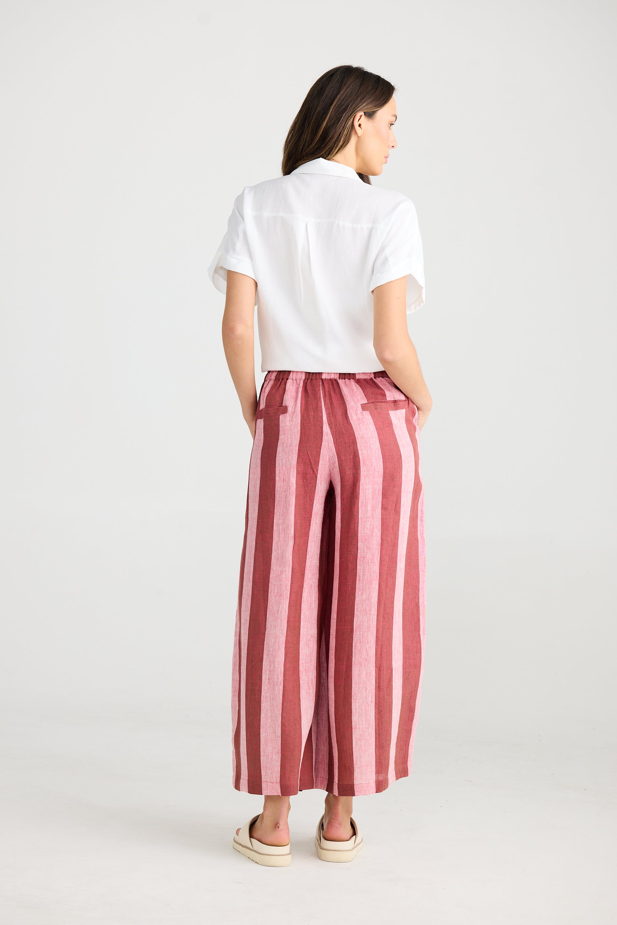 Positano Pant - Porto Stripe-Pants-The Shanty Corporation-The Bay Room