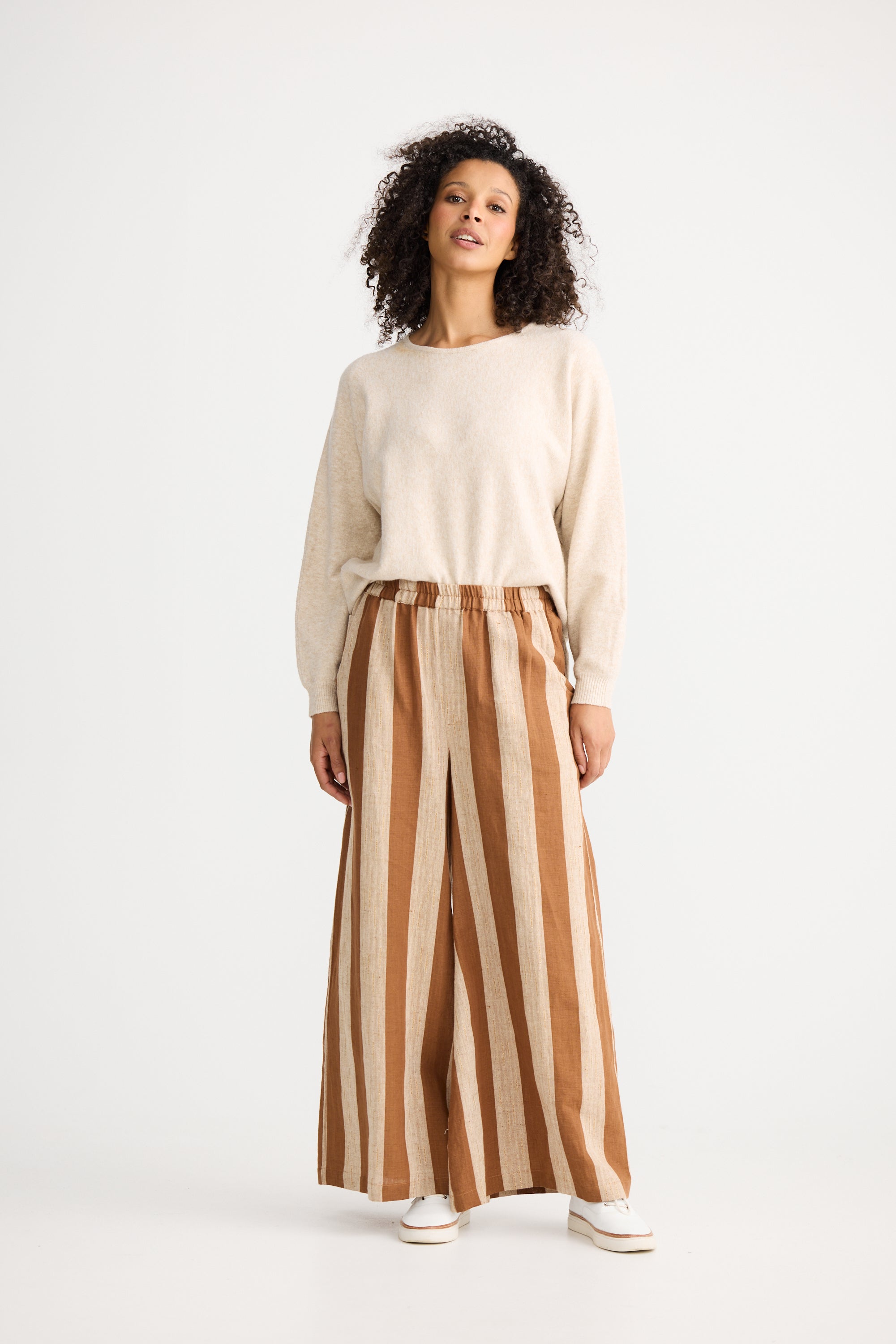 Positano Pant - Sienna Stripe-Pants-The Shanty Corporation-The Bay Room