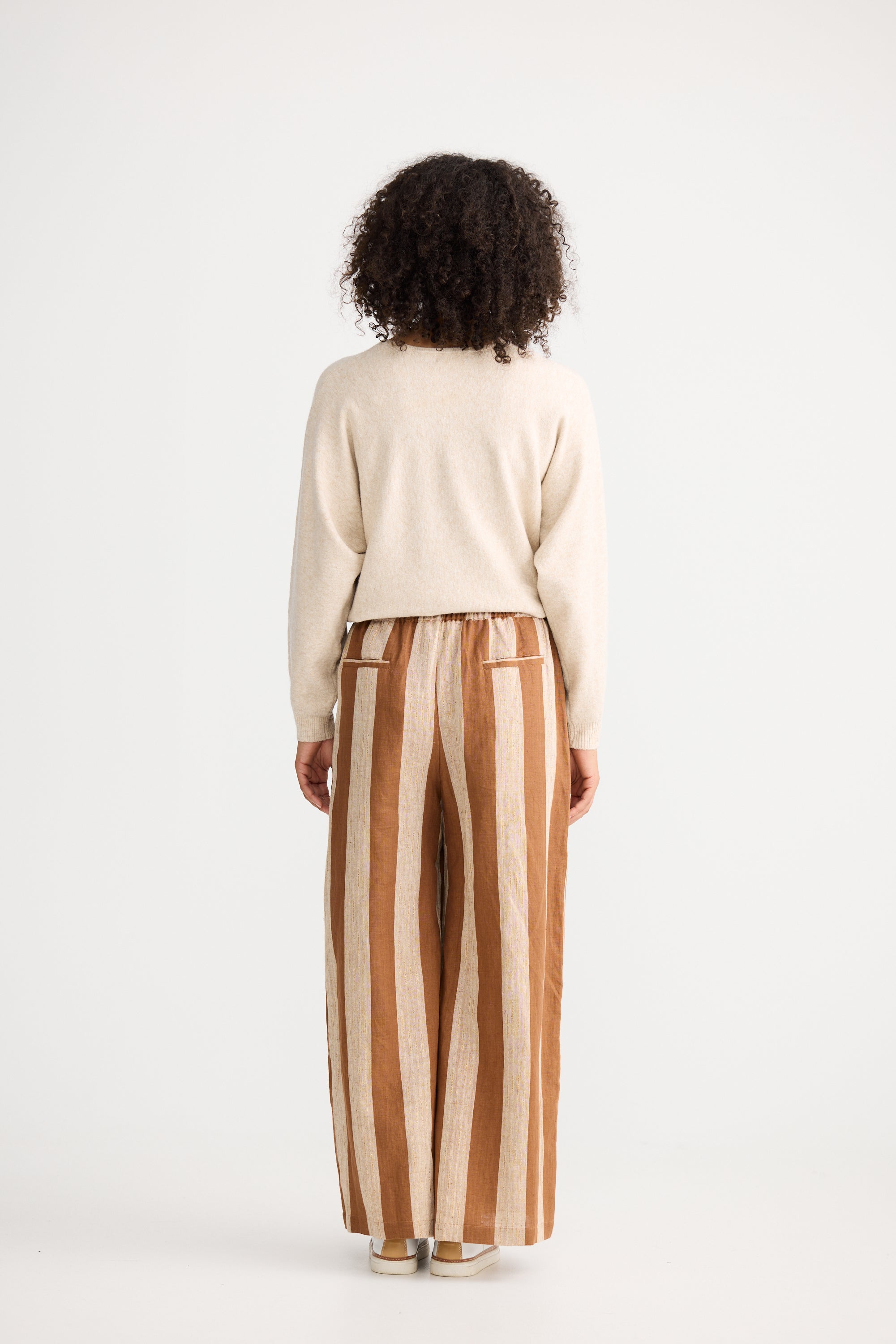 Positano Pant - Sienna Stripe-Pants-The Shanty Corporation-The Bay Room