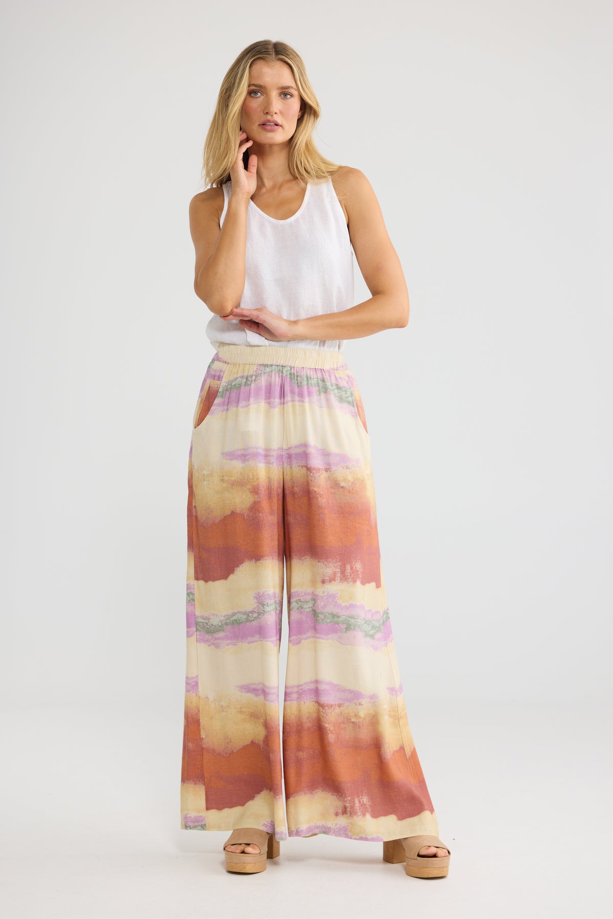 Positano Pants - Sand Dunes