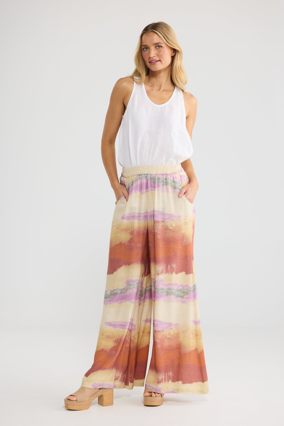 Positano Pants - Sand Dunes