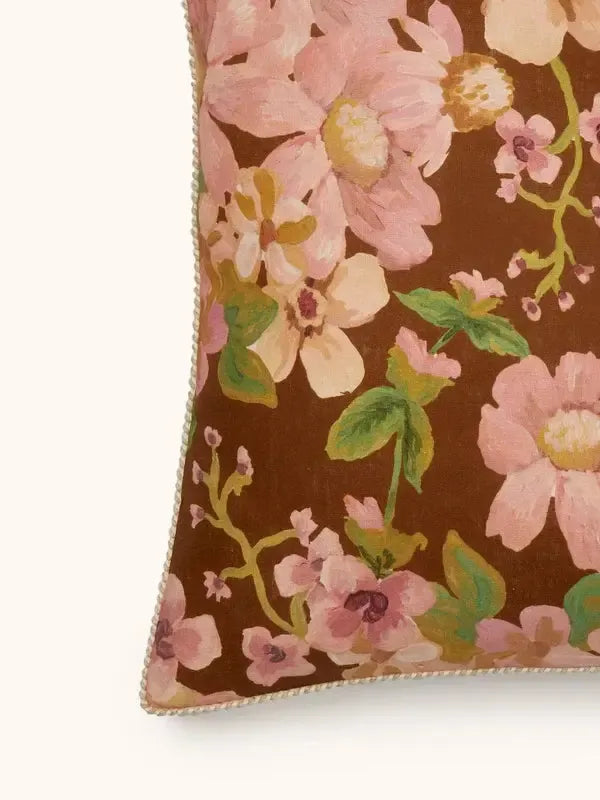 Prairie Cocoa 60cm Cushion-Soft Furnishings-Bonnie & Neil-The Bay Room