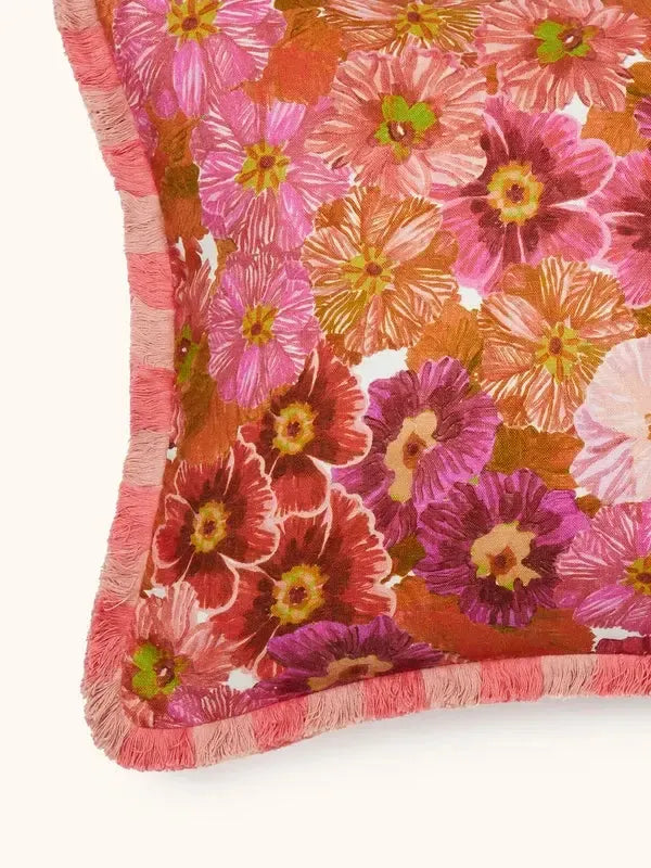 Primrose Pink 60x40cm Cushion-Soft Furnishings-Bonnie & Neil-The Bay Room