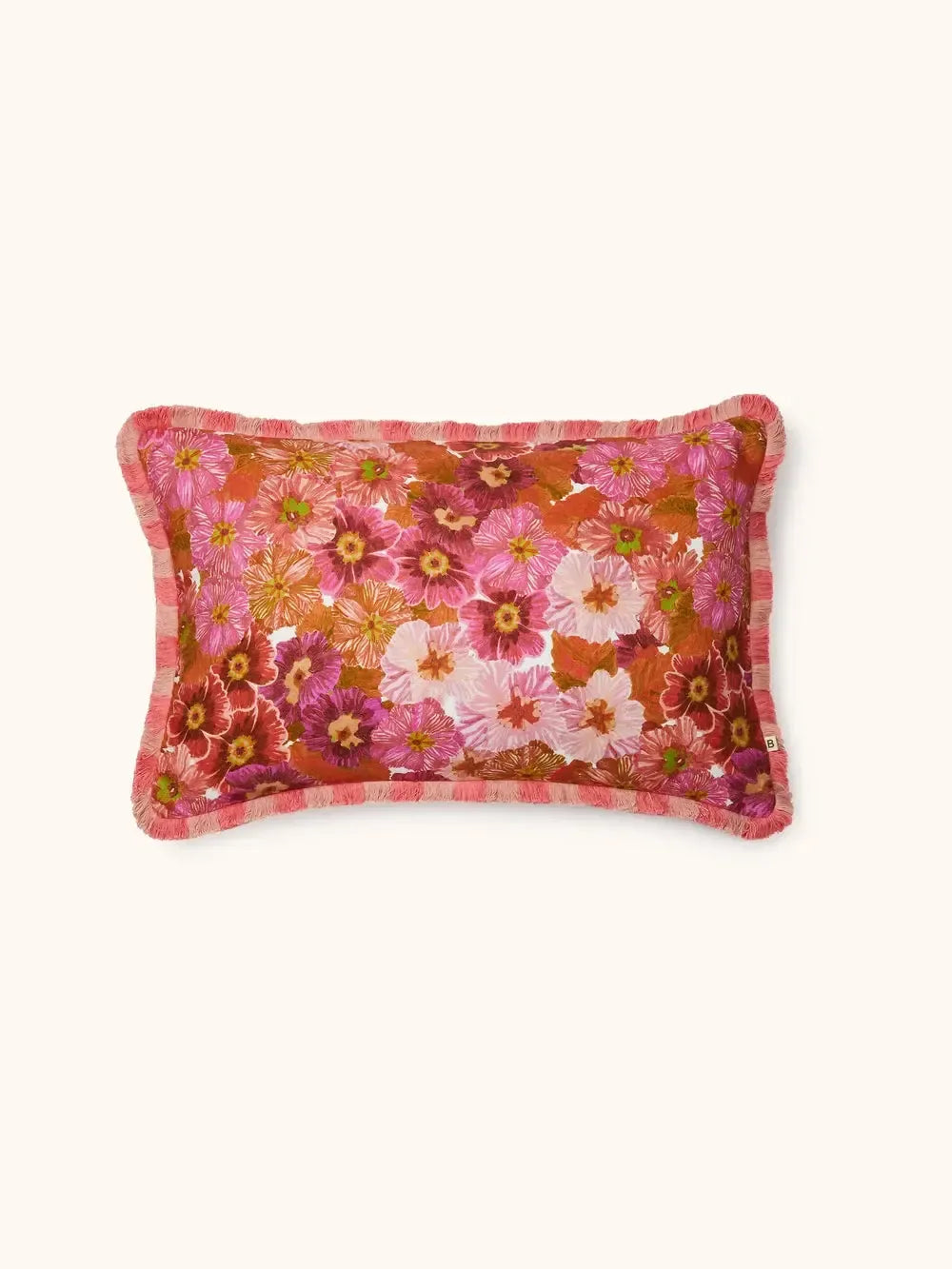 Primrose Pink 60x40cm Cushion-Soft Furnishings-Bonnie & Neil-The Bay Room