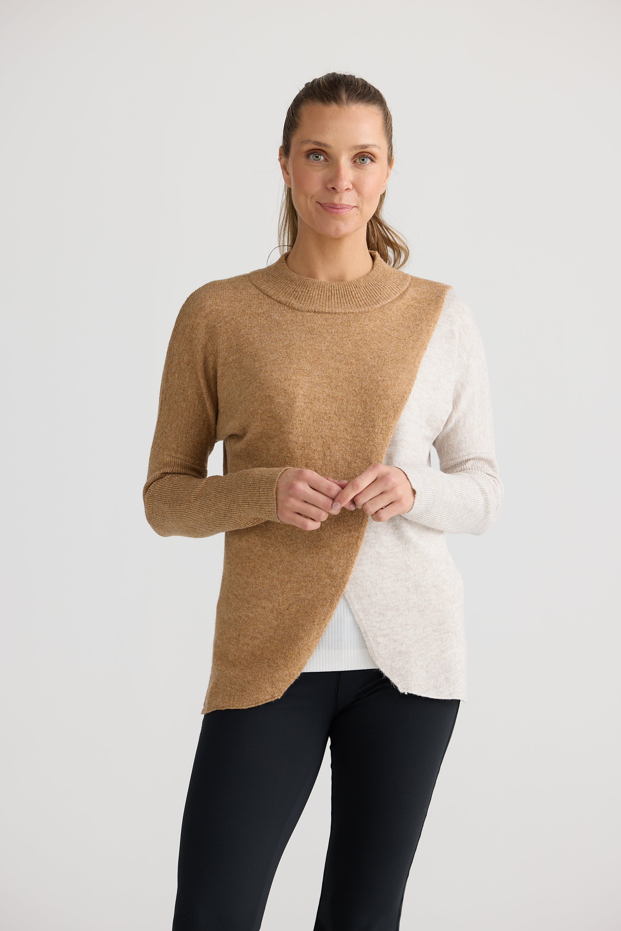 Progress Knit - Camel-Knitwear & Jumpers-Home Love-The Bay Room