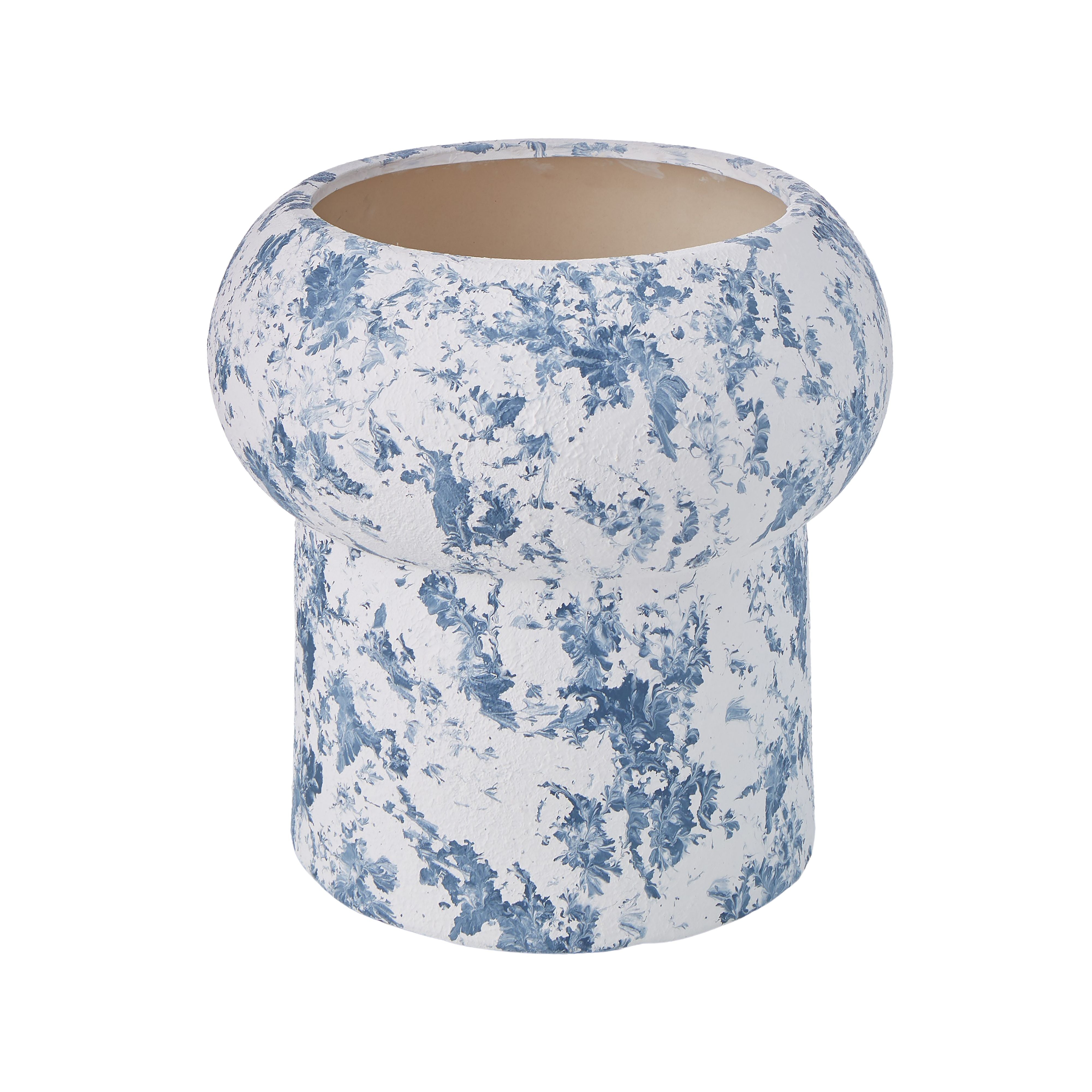 Provincial Watercolour Ceramic Vessel-Pots, Planters & Vases-Amalfi-The Bay Room