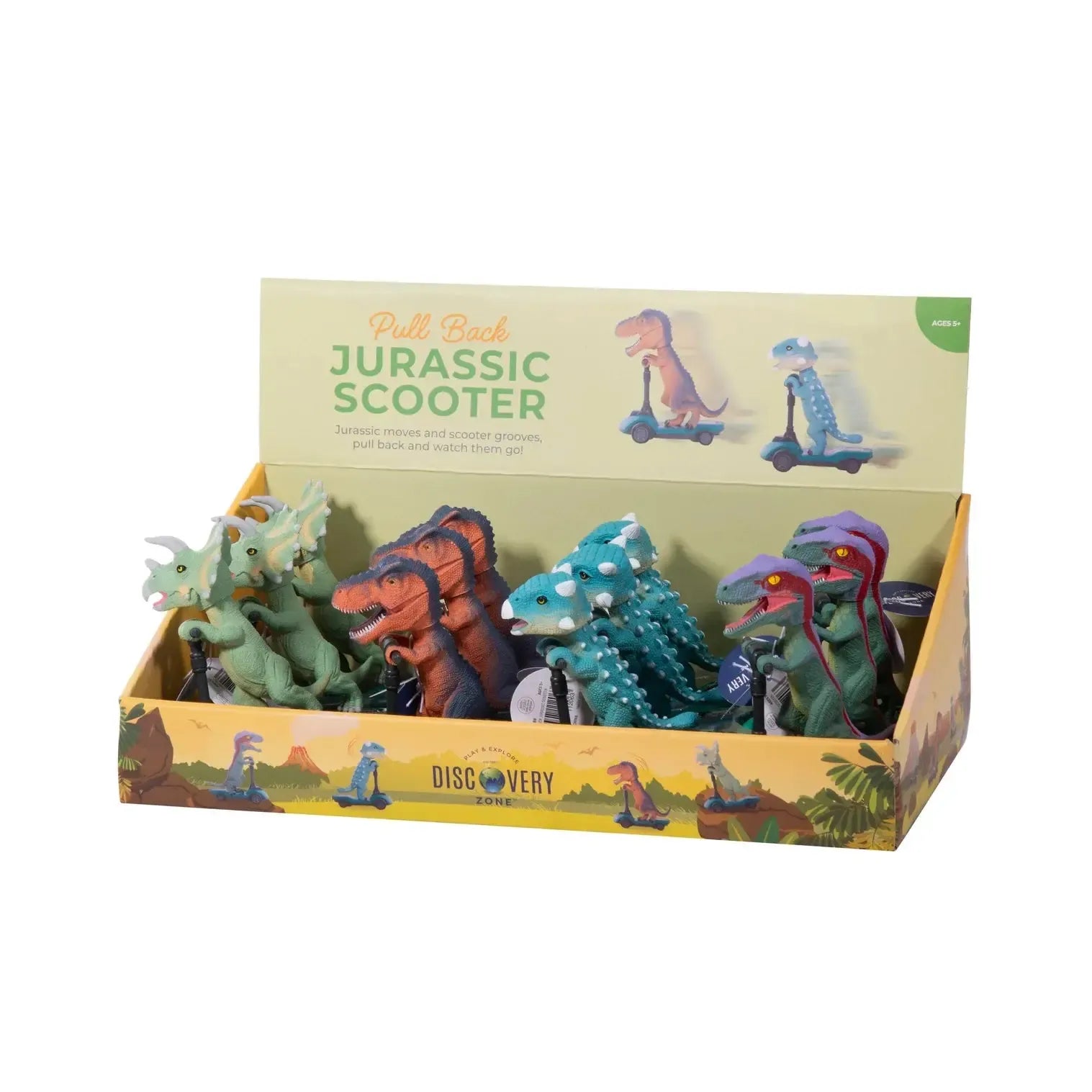 Pull-Back Jurassic Scooter-Toys-Discovery Zone-The Bay Room