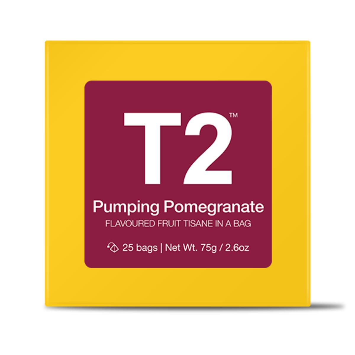 Pumping Pomegranate Tea Bag Cube 25 pack-T2-The Bay Room