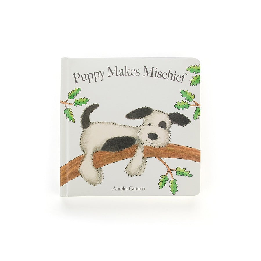 Puppy Makes Mischief Book-Toys-Jelly Cat-The Bay Room