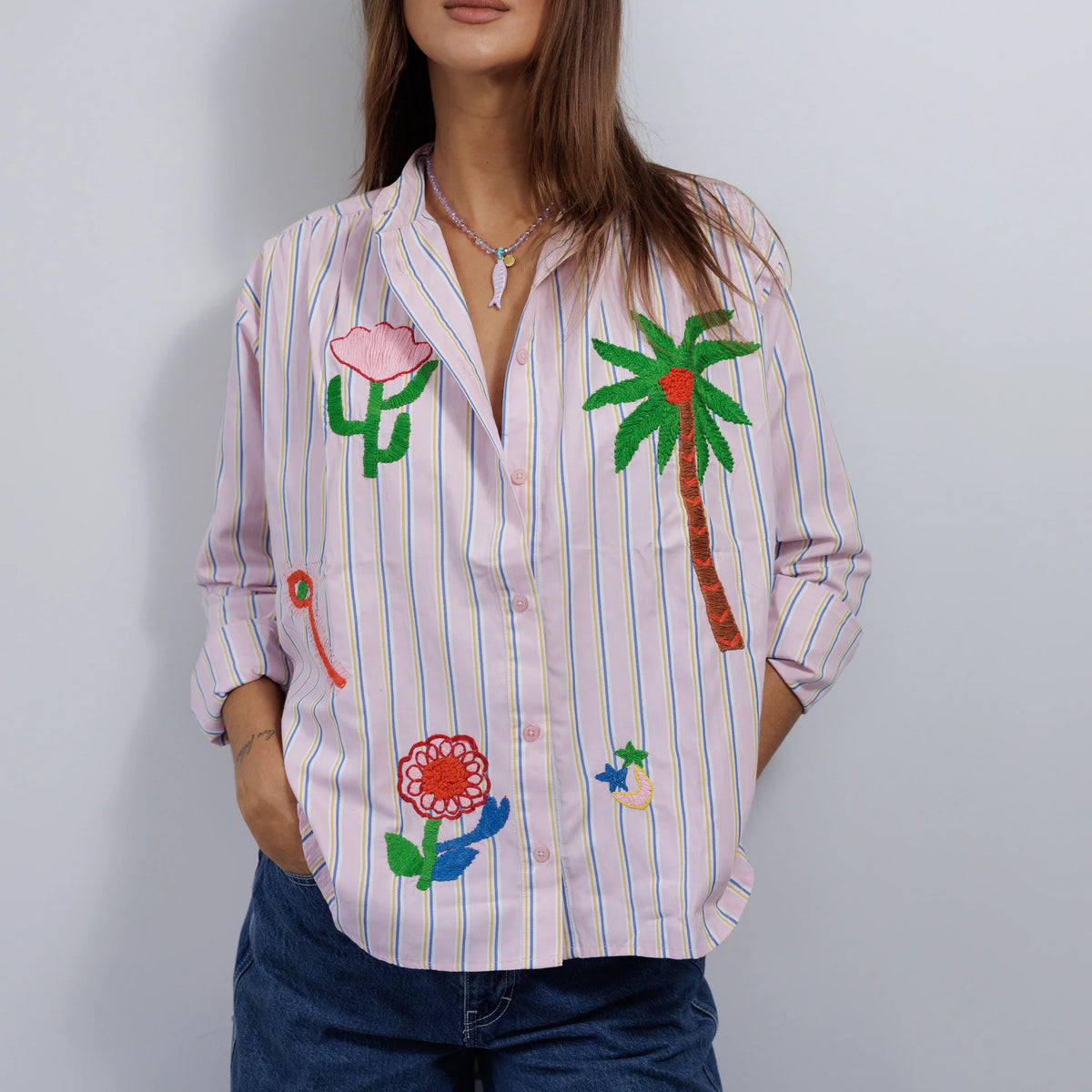 Pure Cotton Shirt Pink