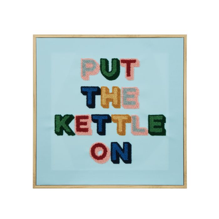 Put The Kettle On Tufted Wall Art-Wall Decor-Emporium-The Bay Room