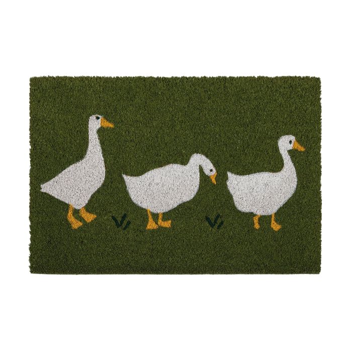 Quack Quack PVC Back Coir Mat 40x60cm-Floor Rugs & Doormats-Coast To Coast Home-The Bay Room