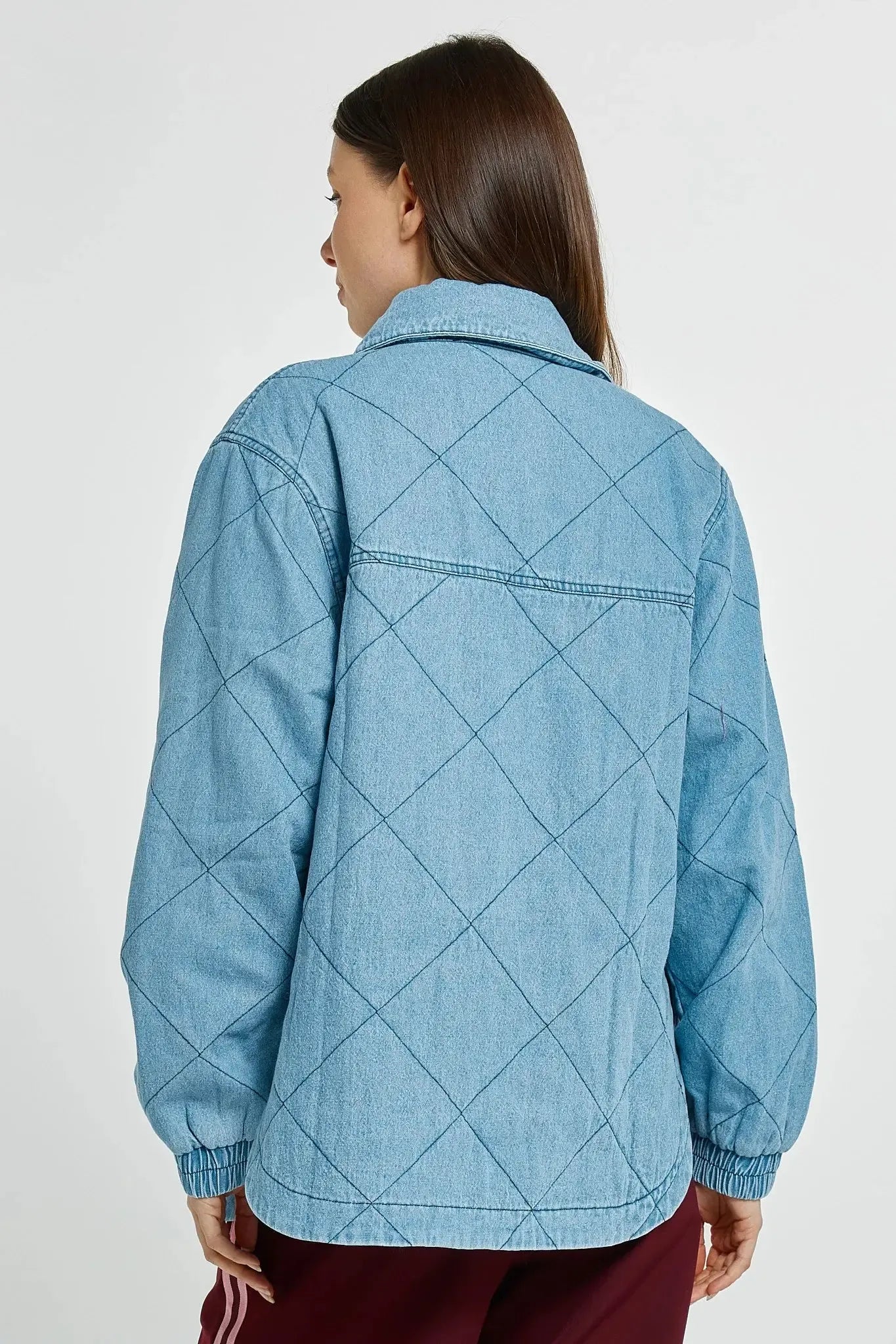 Quest Quilted Jacket - Blue Wash-Jackets, Coats & Vests-Betty Basics-The Bay Room