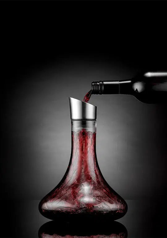 Quinn Waterfall Wine Decanter-Dining & Entertaining-Tempa-The Bay Room