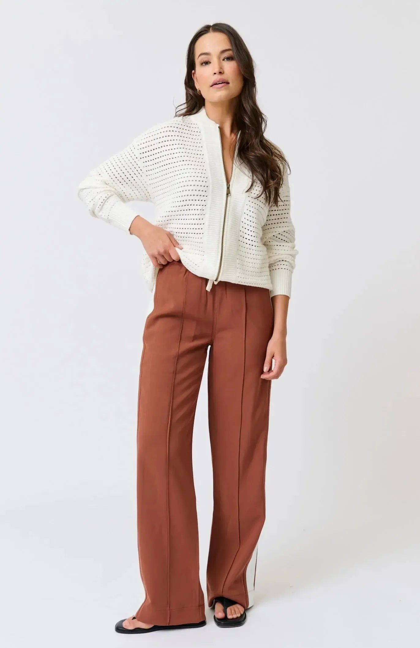 Raina Pant - Rust-Pants-Cartel & Willow-The Bay Room